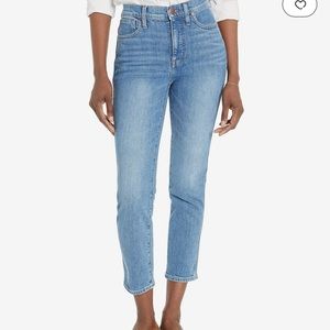 Madewell Stovepipe light wash jeans